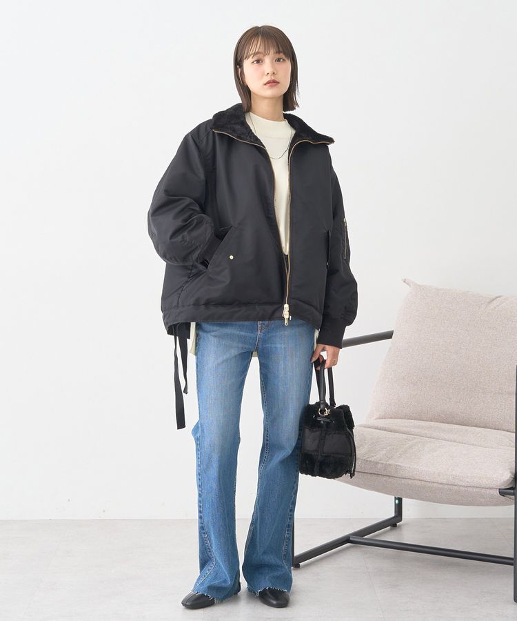 earth music&ecology「選べる丈ハイネックニット」|ニット・セーター|