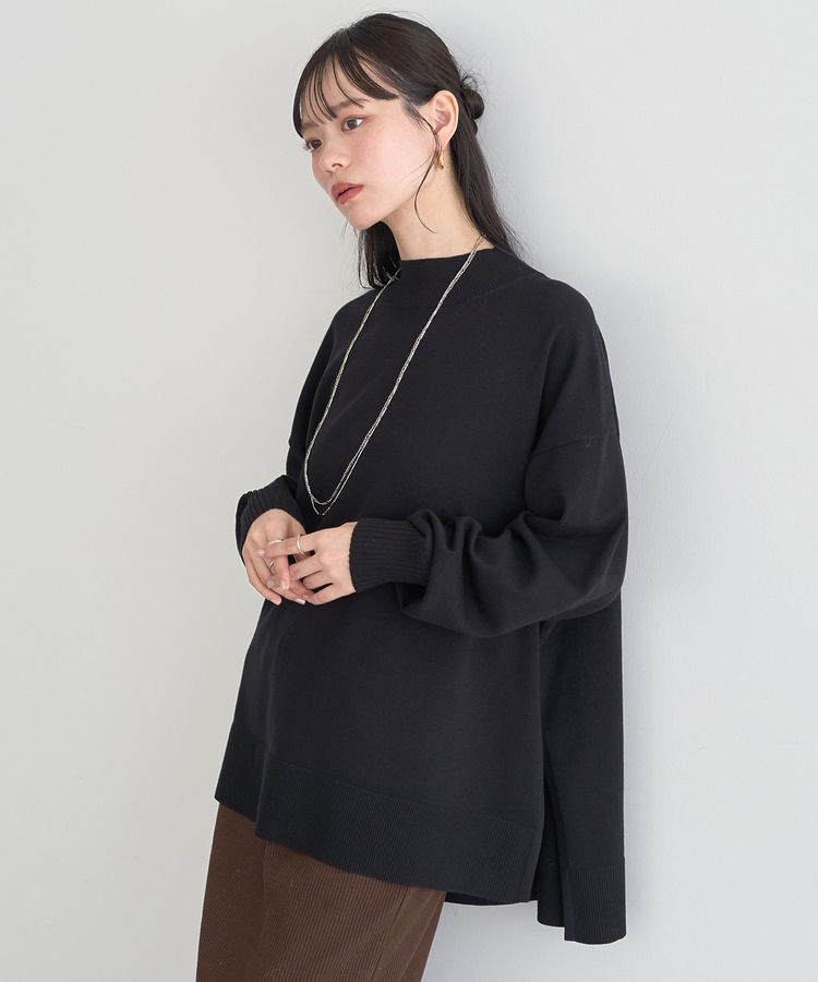 earth music&ecology「選べる丈ハイネックニット」|ニット・セーター|