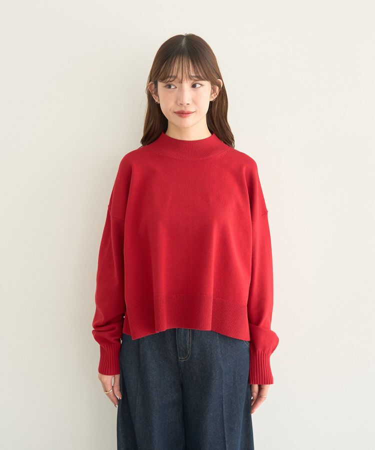 earth music&ecology「選べる丈ハイネックニット」|ニット・セーター|