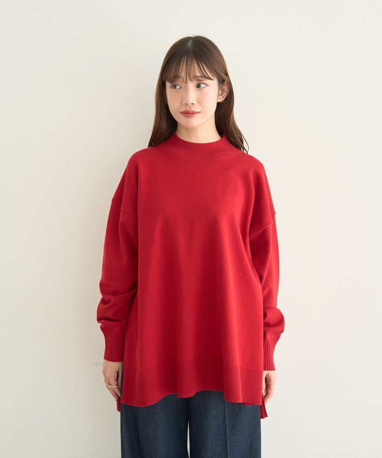 earth music&ecology「選べる丈ハイネックニット」|ニット・セーター|