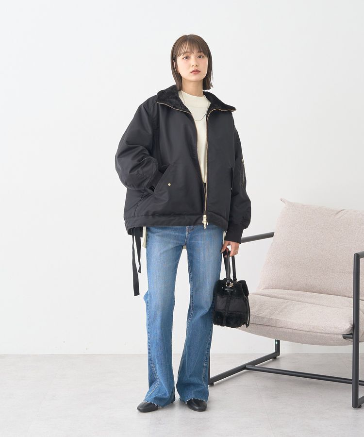 earth music&ecology「選べる丈ハイネックニット」|ニット・セーター|