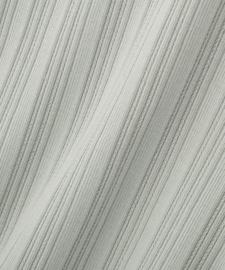 earth music&ecology「ランダムチェーンリブバックレースプルオーバー」|Tシャツ・カットソー|