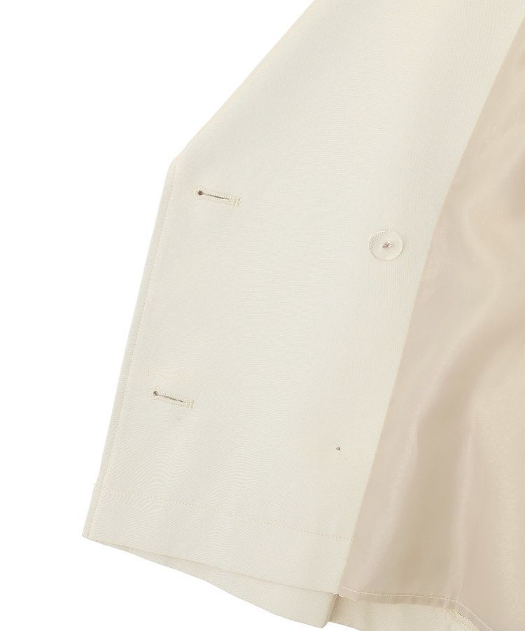 earth music&ecology「2WAYフードショートフレアトレンチ」|トレンチコート|