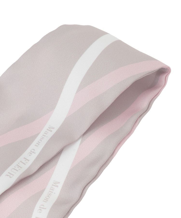 Maison de FLEUR「リボンモチーフ柄スカーフ」|バンダナ・スカーフ|