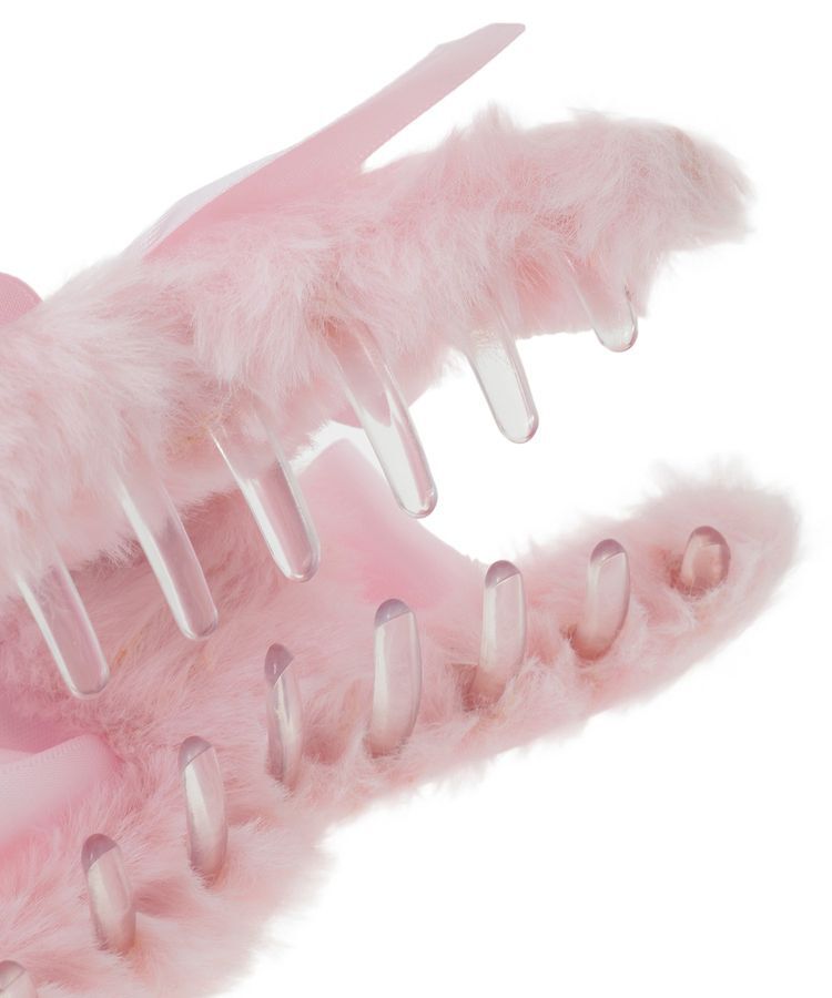 Maison de FLEUR「ピンクマニアファーリボンバンスクリップ」|その他|