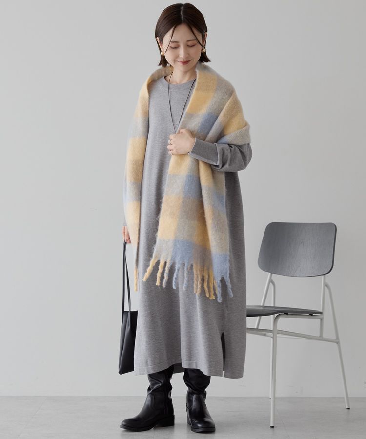 AMERICAN HOLIC「バイパチボックスニットワンピース＜静電気軽減＞」|ワンピース|