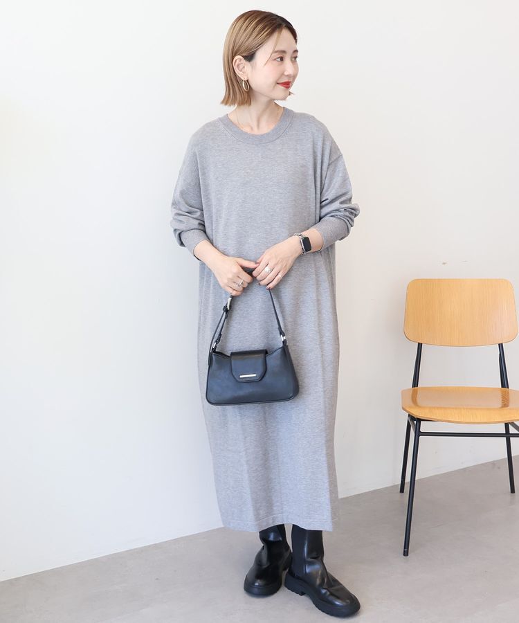 AMERICAN HOLIC「バイパチボックスニットワンピース＜静電気軽減＞」|ワンピース|