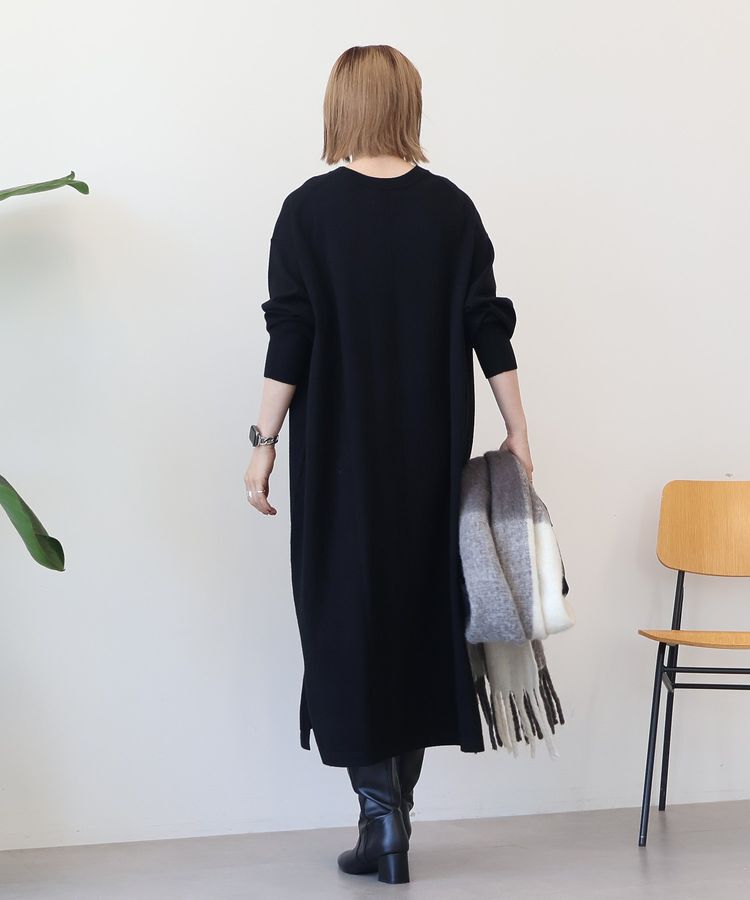 AMERICAN HOLIC「バイパチボックスニットワンピース＜静電気軽減＞」|ワンピース|