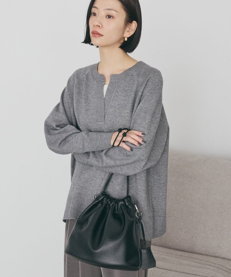 AMERICAN HOLIC「バイパチカフタンラグランニットプルオーバー＜静電気軽減＞」|ニット・セーター|