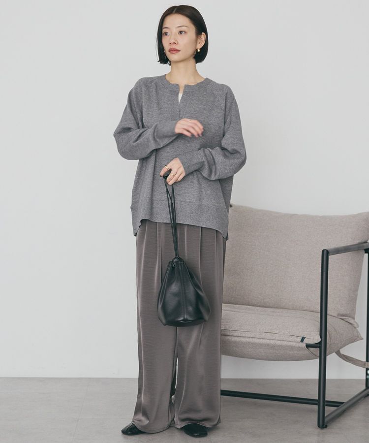 AMERICAN HOLIC「バイパチカフタンラグランニットプルオーバー＜静電気軽減＞」|ニット・セーター|