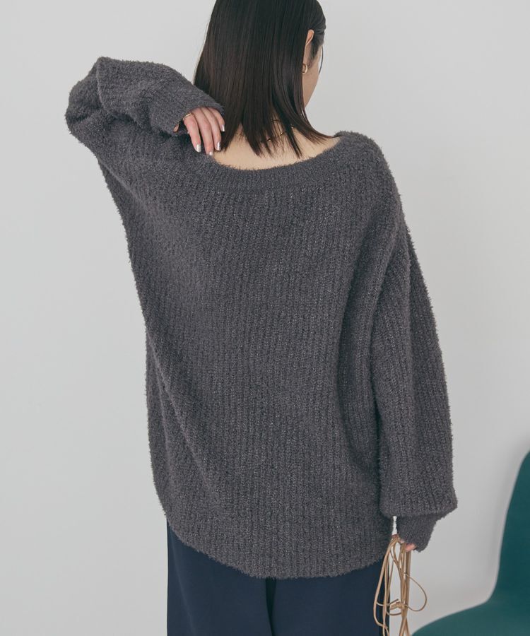 AMERICAN HOLIC「ミニシャギーラメニットプルオーバー」|ニット・セーター|