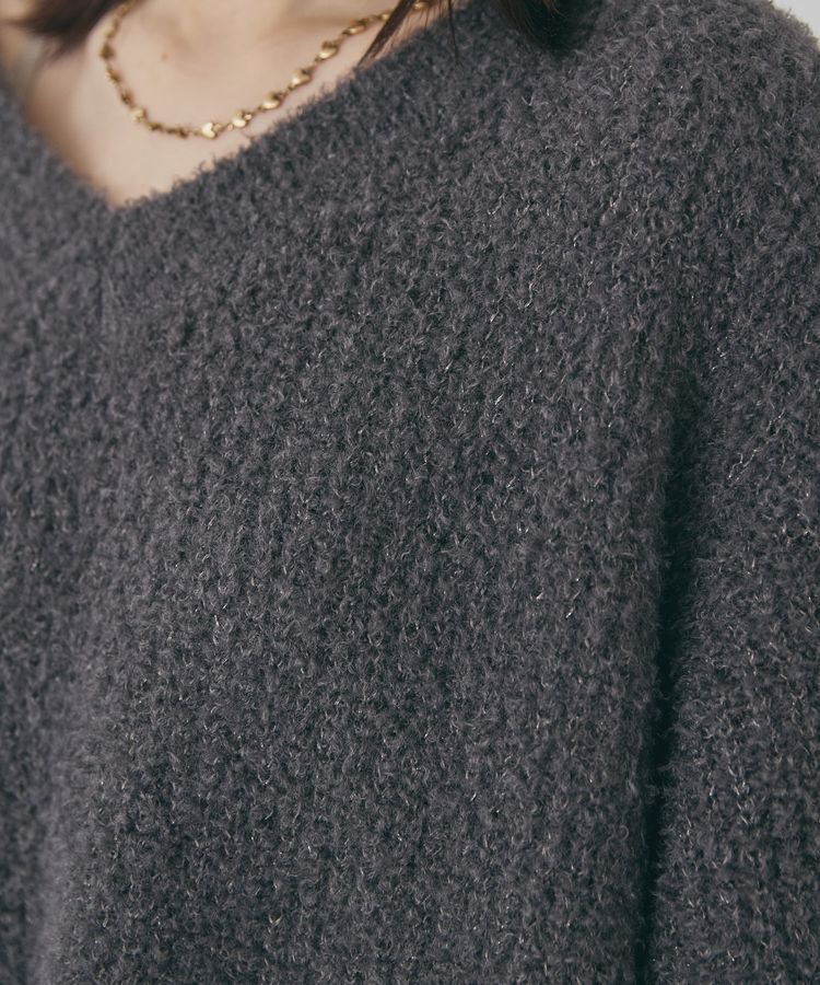 AMERICAN HOLIC「ミニシャギーラメニットプルオーバー」|ニット・セーター|