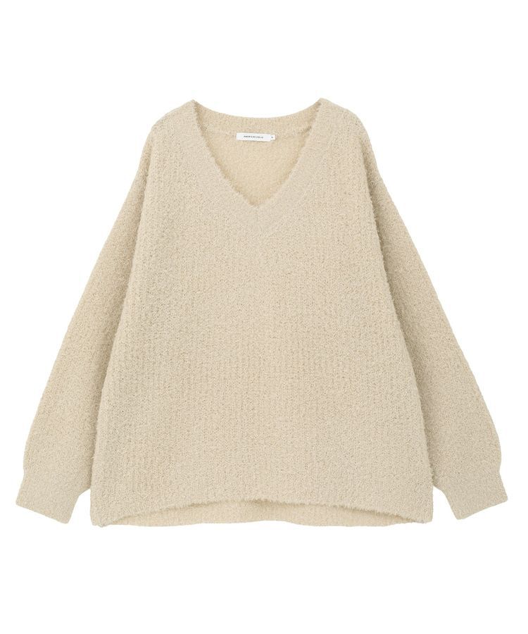 AMERICAN HOLIC「ミニシャギーラメニットプルオーバー」|ニット・セーター|