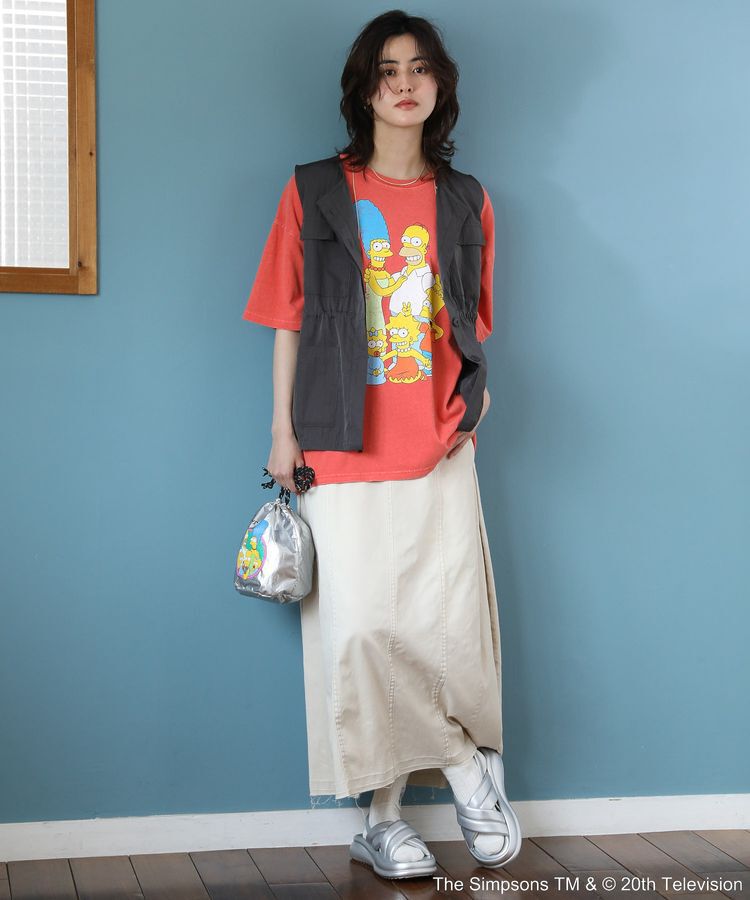 Green Parks「The SimpsonsピグメントプリントTEE」|Tシャツ・カットソー|