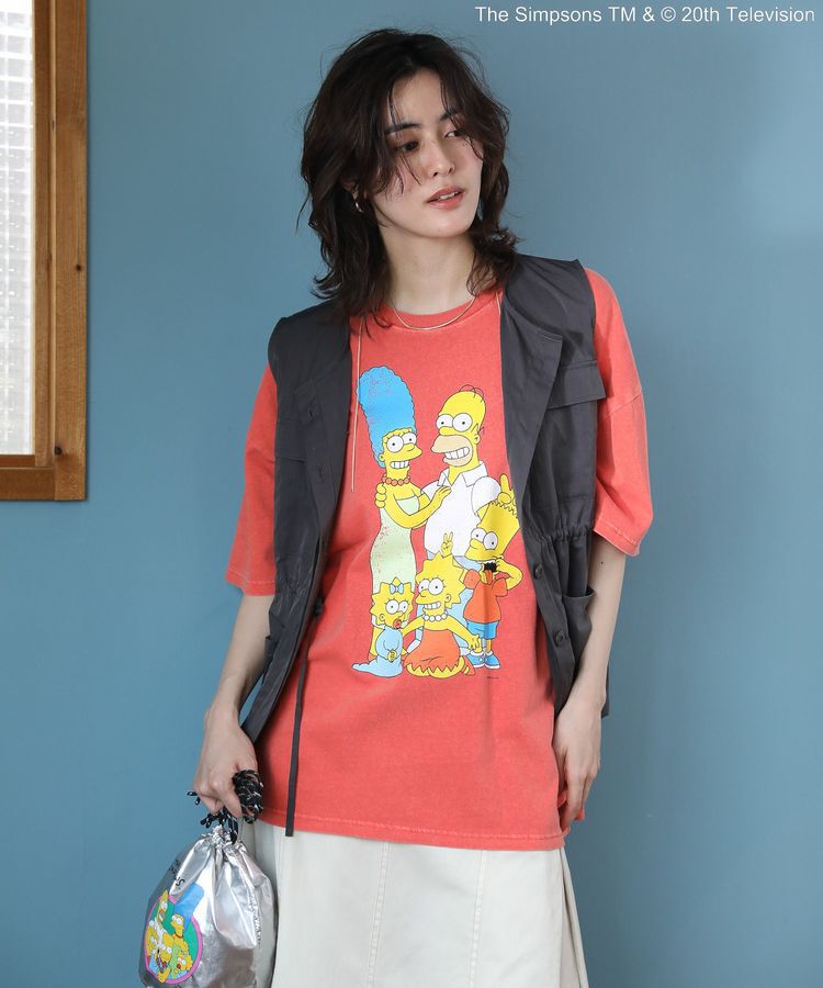 Green Parks「The SimpsonsピグメントプリントTEE」|Tシャツ・カットソー|