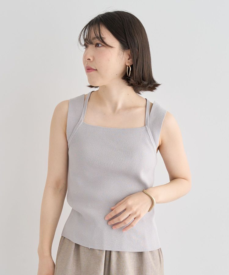 Green Parks「2WAYニットタンクトップ」|インナー|