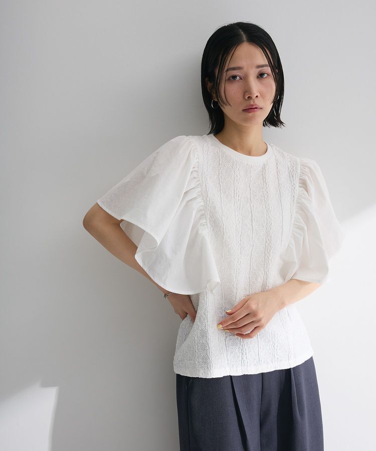 Green Parks「・SUGAR SPOON ラッフルスリーブTEE」|Tシャツ・カットソー|