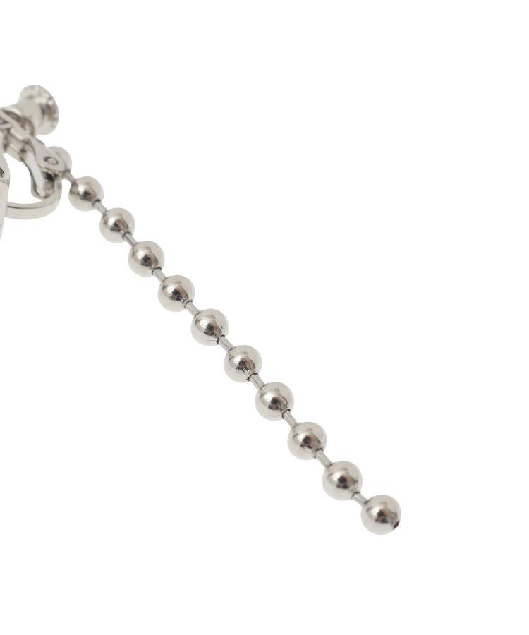 YECCA VECCA「マーブルボールチェーンイヤリング」|イヤリング|