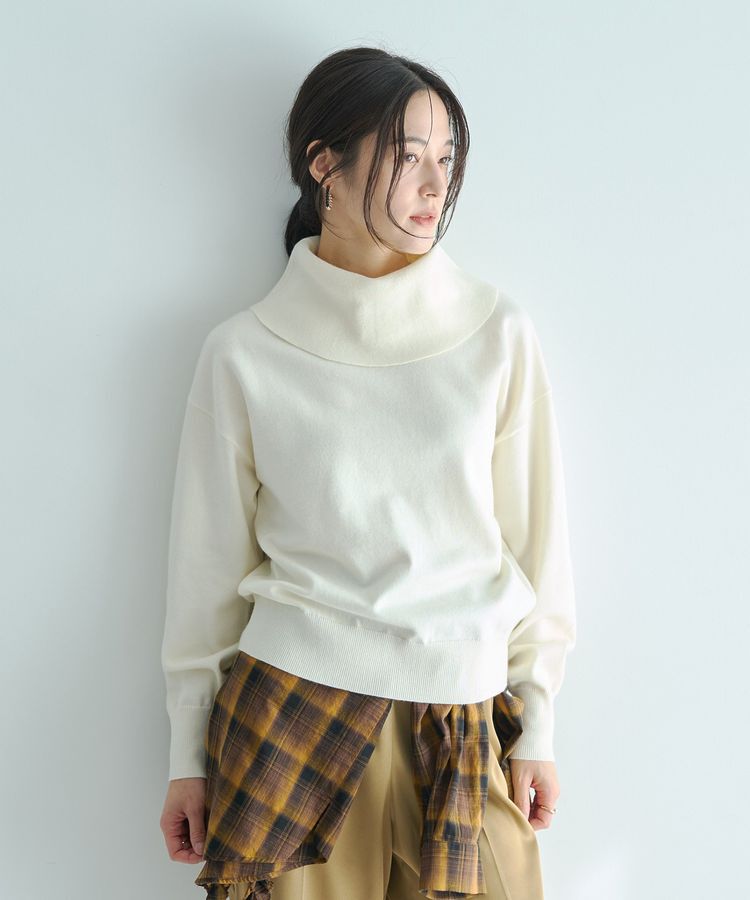 YECCA VECCA「オフタートルネックニット」|ニット・セーター|