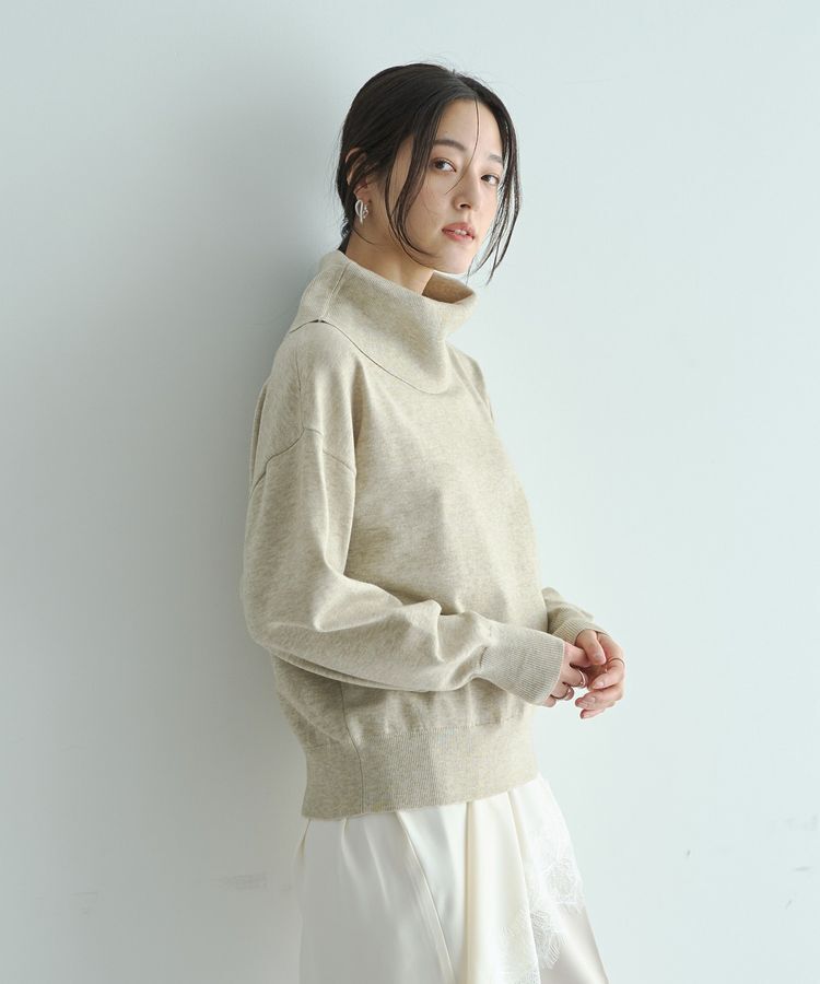 YECCA VECCA「オフタートルネックニット」|ニット・セーター|