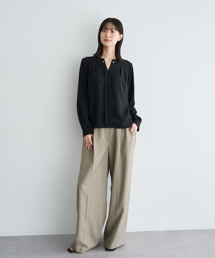 YECCA VECCA「タックワイドパンツ」|その他|