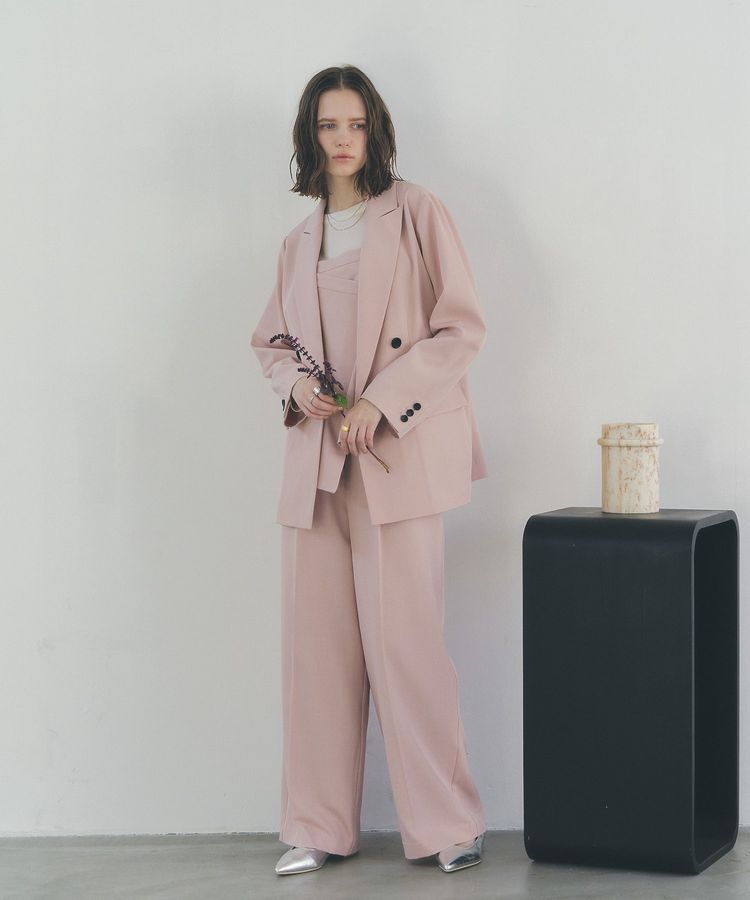 YECCA VECCA「タックワイドパンツ」|その他|