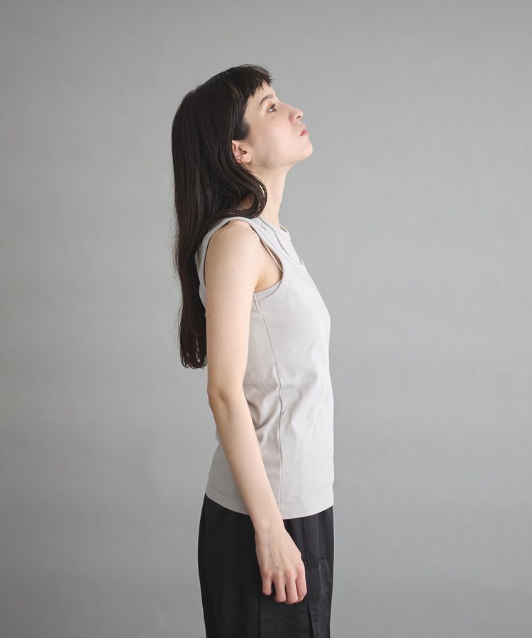 GARAGE OF GOOD CLOTHING「【日本製】天竺レイヤードタンクトップ」|Tシャツ・カットソー|