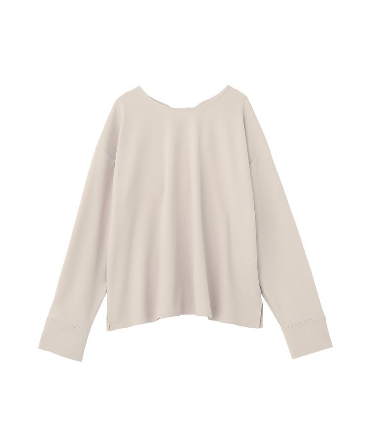 GARAGE OF GOOD CLOTHING「【日本製】ジョーゼットジャージ-2WayTブラウス」|シャツ・ブラウス|Beige