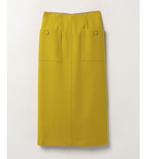 allureville「カラーメルトン釦付キタイトスカート 」|スカート|