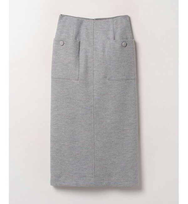 allureville「カラーメルトン釦付キタイトスカート 」|スカート|