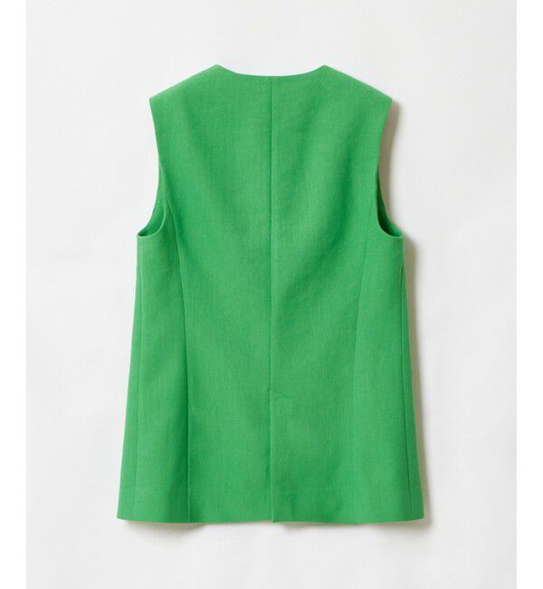 allureville「リネン混ジレ」|ベスト・ジレ|