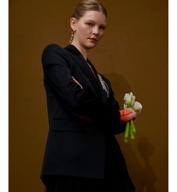 allureville「バックレイヤードジャケット」|テーラードジャケット|