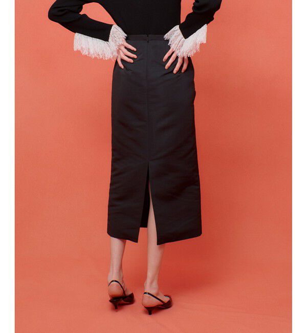 LOULOU WILLOUGHBY「【LOULOU WILLOUGHBY】ランダムリボンタフタスカート」|スカート|