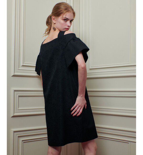 LOULOU WILLOUGHBY「【LOULOU WILLOUGHBY】フラワージャガードミニワンピース」|ワンピース|