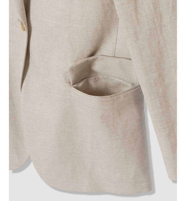 allureville「シャークスキンシングルオーバージャケット」|テーラードジャケット|