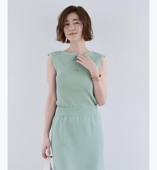 ur's「【星玲奈さんコラボアイテム】リブニットトップス」|ニット・セーター|