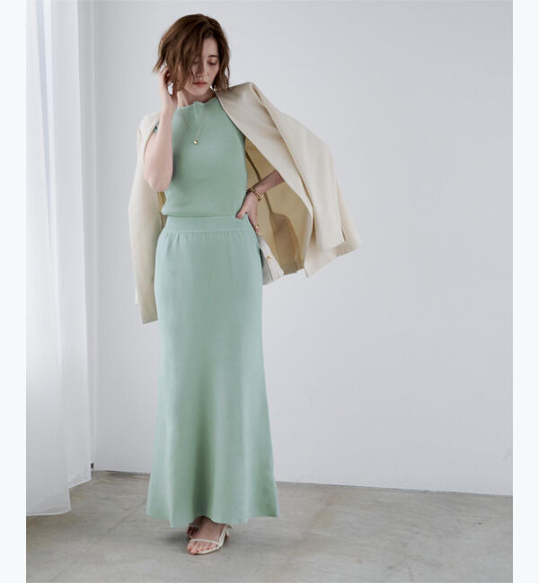 ur's「【星玲奈さんコラボアイテム】リブニットトップス」|ニット・セーター|