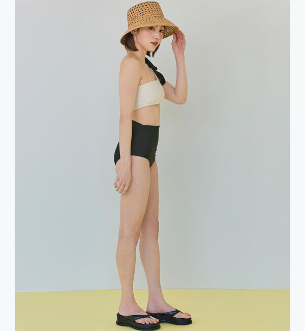 SEA DRESS「ワンショルダーデザインリブビキニ」|ビキニ|