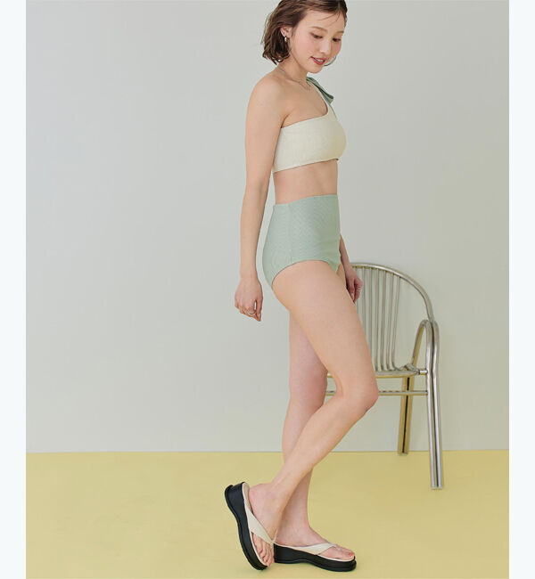 SEA DRESS「ワンショルダーデザインリブビキニ」|ビキニ|