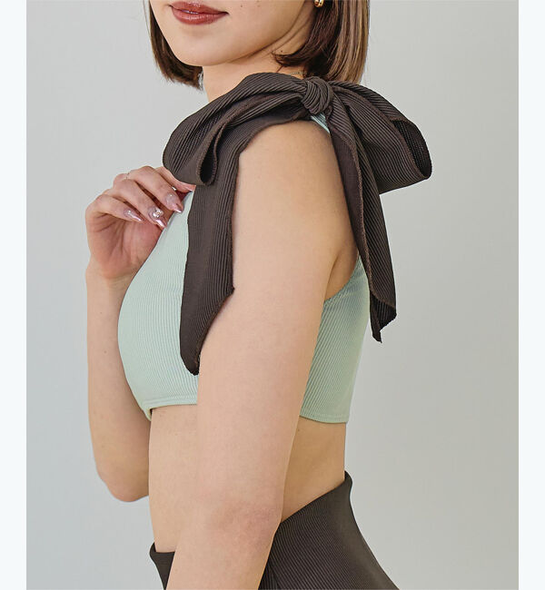 SEA DRESS「ワンショルダーデザインリブビキニ」|ビキニ|