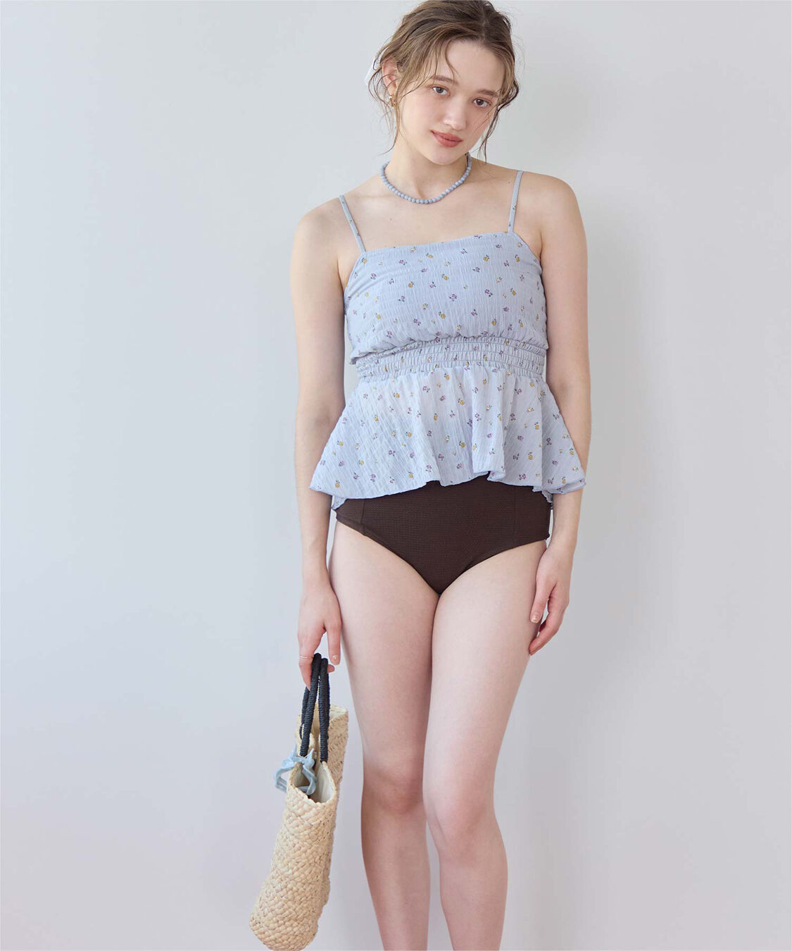 SEA DRESS「3点セット/ライトシャーリングトップス付ビキニ/水着」|ビキニ|