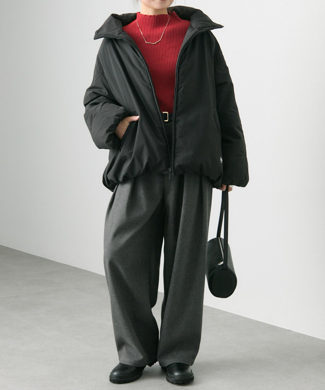 フレンチダックダウンジップアップジャケット｜ルミネのファッション