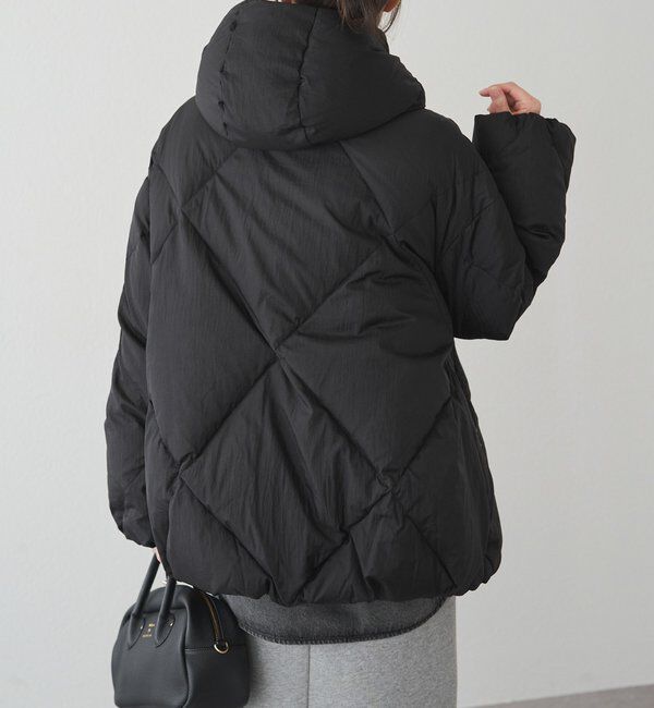  「リサイクルダウンジップアップフードジャケット」|テーラードジャケット|