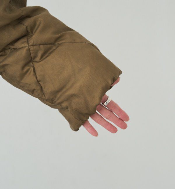  「リサイクルダウンジップアップフードジャケット」|テーラードジャケット|