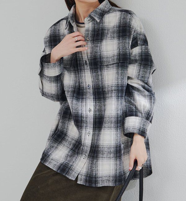  「起毛チェックシャツ」|シャツ・ブラウス|
