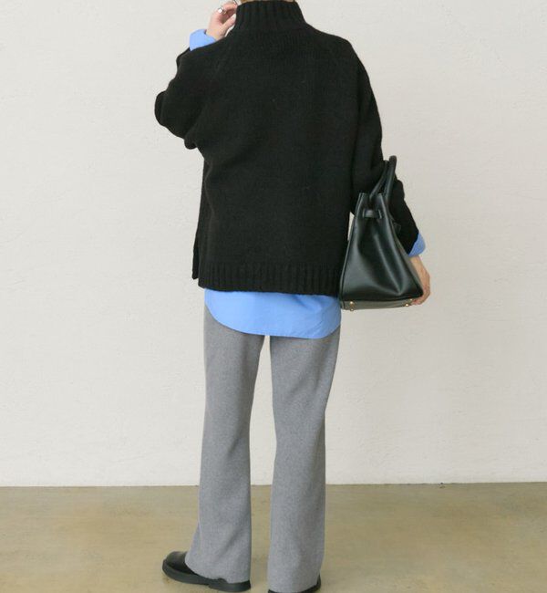  「アルパカ混ハイネックニットプルオーバー」|キャミソール|