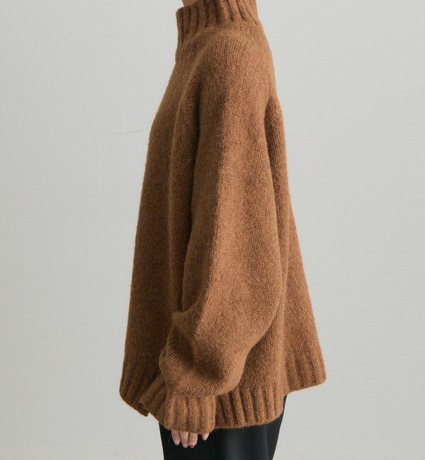 「アルパカ混ハイネックニットプルオーバー」|キャミソール|