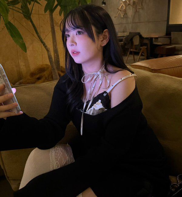  「【omiyu企画】レースサテンキャミSETニットミニワンピ」|その他|