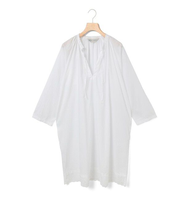 MidiUmi「MidiUmi ヘムレーススモックワンピース」|ワンピース|