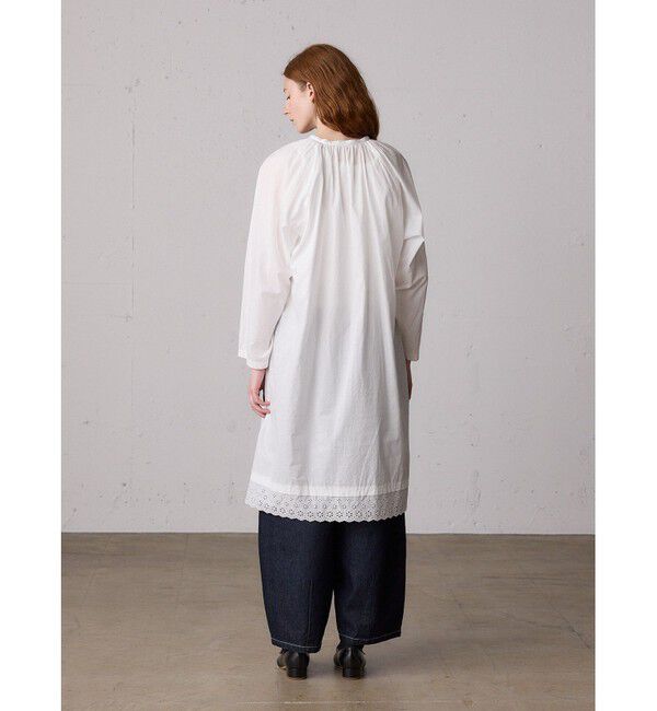 MidiUmi「MidiUmi ヘムレーススモックワンピース」|ワンピース|